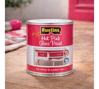 SuperGift.com Rustins Hot Pink Gloss Paint Tin 250Ml