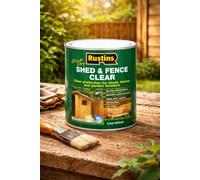 SuperGift.com Rustins Shed & Fence Clear Tin 1Lt