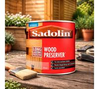 SuperGift.com Sadolin Quick Drying Wood Preserver Clear Tin 2.5L