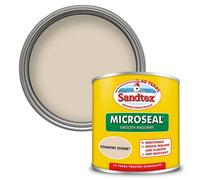 SuperGift.com Sandtex Microseal Smooth Masonry Paint Country Cream 150Ml Exterior Masonry Paint