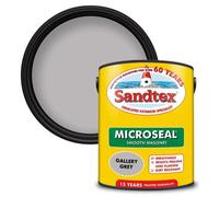 SuperGift.com Sandtex Microseal Smooth Masonry Paint Gallery Grey 150Ml Exterior Masonry Paint Tester