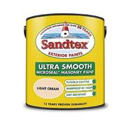 SuperGift.com Sandtex Microseal Smooth Masonry Paint Light Cream 150Ml Exterior Masonry Paint