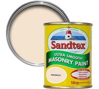 SuperGift.com Sandtex Microseal Smooth Masonry Paint Magnolia 150Ml Exterior Masonry Paint