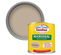 SuperGift.com Sandtex Microseal Smooth Masonry Paint Mid Stone 150Ml Exterior Masonry Paint