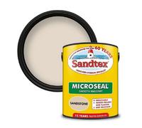 SuperGift.com Sandtex Microseal Smooth Masonry Paint Sandstone 2.5L Weatherproof Exterior Masonry Paint