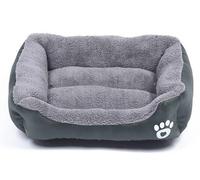 SuperGift.com Soft & Fluffy Pet Bed - Anti-Anxiety Washable Bed for Dogs and Cats - Non-Slip Base - Dog & Cat Bed - Warm and Cosy - Grey (XL)