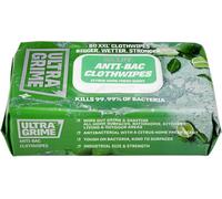 SuperGift.com Ultragrime Anti-Bac Xxl Clothwipes 80 Pack Antibacterial Heavy Duty Cleaning Wipes