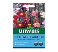 SuperGift.com Unwins Cottage Garden Border Perennials Mix Colourful Flower Seed Mix For Cottage-Style Borders