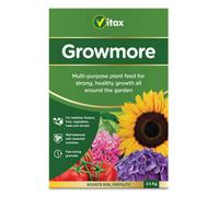 SuperGift.com Vitax Growmore Fertiliser 2.5Kg General Purpose Plant Food For Flowers, Vegetables, Fruit, Shrubs, Healthy Growth & Garden Mainten