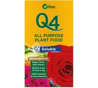 SuperGift.com Vitax Q4 Soluble All Purpose Plant Food 1Kg 050967 Premium Water Soluble Fertiliser For Flowers, Vegetables, Fruit, Containers & G