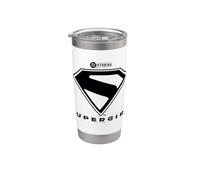 Supergirl 2026 Black Shield Stainless Steel Insulated Tumbler