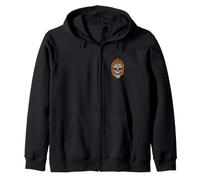 Supergirl 2026 Lobo Biker Crest Front Back Zip Hoodie