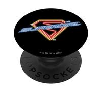 Supergirl 2026 Neon Glow Shield PopSockets Adhesive PopGrip