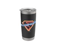 Supergirl 2026 Neon Glow Shield Stainless Steel Insulated Tumbler