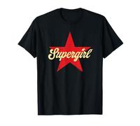Supergirl 2026 Script Logo Star T-Shirt
