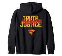 Supergirl 2026 Truth Justice Whatever Graffiti Zip Hoodie