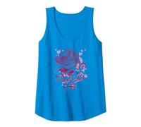 Supergirl Hearts Collage Tank Top, Women, Sapphire Blue, X-Large