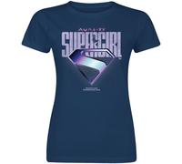 Supergirl Space is a bad neighbourhood T-shirt navy M