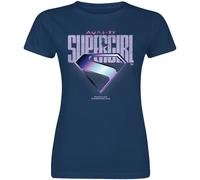 Supergirl Space is a bad neighbourhood T-shirt navy S