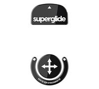 Superglide - Fastest and Smoothest Mouse Feet/Skates Made with Ultra Strong Flawless Glass Super Fast Smooth and Durable Sole for Logitech G PRO X Superlight (Black)