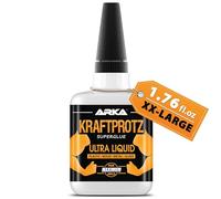 Superglue Liquid - 50 g / 1.75 oz - Fast-Drying CA Super Glue for Fine Cracks, Wood, Metal & Ceramic - Capillary Flow Tip for Detailed Repairs - KRAFTPROTZ