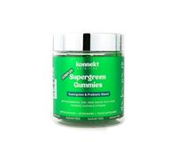 Supergreen Complex Gummies - Fruit, Veg & Probiotic Blend - Sugar Free - Magnesium, Iron, Zinc, Sodium, Folic Acid & Vitamin A, B6 & B12 - Immune Support, Detox and Energy - 60 Gummies