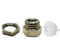 SuperGrindz Universal Strip Disc Conversion Kit for Wagner PaintEater - Pro-Graad Adapter with Hex Locking Nut - Upgrade for 4.5” x 7/8” Stripping Wheel Compatibility