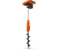 Superhandy Earth Auger Electric Power Head w/ 30cm x 8cm Auger Bit 20V 4Ah Rechargeable Battery/Charger for Earth Burrowing/Drilling & Post Hole Superhandy Orange 20kg