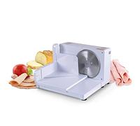 SuperHandy Food Slicer 17cm/6.7" inch Portable Collapsible Electric 230V 50Hz 120 Watt Meat Deli Cheese Stainless Steel RSG Solingen Blade (UK Adapter Included)