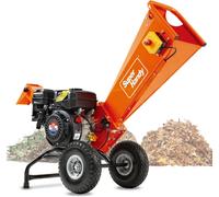 Superhandy Heavy Duty Compact Wood Chipper 196cc Engine 5cm Capacity in Orange Superhandy Orange