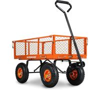 SuperHandy Heavy-Duty Garden Utility Wagon, 400lb Capacity