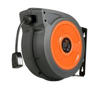 Superhandy Industrial Polypropylene Retractable Extension Cord Reel 15mx1.5mm²x3G in Grey Superhandy Grey