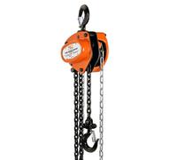 Superhandy Manual Heavy Duty Chain Block Hoist 2200lbs Capacity 10ft Lift in Orange Superhandy Orange