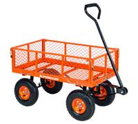Superhandy Manual Heavy Duty Hand Truck Removable Side Meshes 400 Lbs Max Cap
