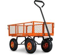 Superhandy Manual Heavy Duty Hand Truck Removable Side Meshes 400 lbs max cap in Orange Superhandy Orange