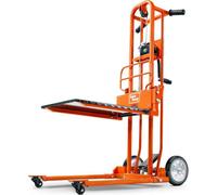 Superhandy Material Lift Stacker Heavy-Duty 330 Lbs Capacity Manual Winch 40" Lift Height Swivel Casters