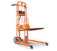 SuperHandy Material Lifting Winch Stapler, Pallet Trolley, Lifting Table, Fork Lift, 150 kg, 100 cm Maximum Lifting Capacity with 20 cm Wheels, Swivel Castors [Patent Pending]