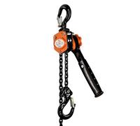 Superhandy Mini Lever Hoist 1/2 Ton 1100 Lbs Capacity 5Ft Lift Heavy Duty Steel With Hooks For Construction And Automotive