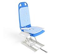 SuperHandy Portable Floor & Bath Lift - 26V 51.8Wh Battery, Lightweight 19 lbs, Foldable, 330 lb Capacity, IP68 Waterproof Lift for Seniors, Ergonomic Seat with Removable Panels (Spa Blue)