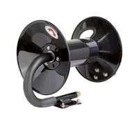 Steel Construction Locking Spring Heavy Duty Air Hose Hand Crank Reel Without Hose Superhandy Black One Size