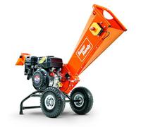 SuperHandy Wood Chipper Shredder Mulcher 196cc Motor Engine Heavy Duty Compact Rotor Assembly Design 5cm Max Capacity Aids in Fire Prevention and Building Firebreaks