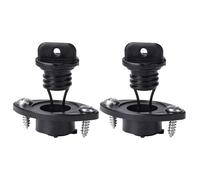 Superhao Boat Drain Plug Marine 4 pcs Thread Boat Drain Plug Kit Universal Kayak Draining Plugs Stop Water Infiltration Out for Boat Yacht Kayak Marine