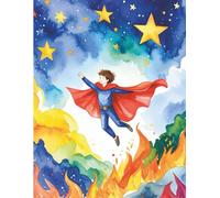 Superhero & Adventure Coloring Book: Creative Coloring Fun for Kids Ages 4-10 | 60+ Action-Packed, Easy-to-Color Pages