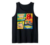 Superhero Birthday 8 Year Old Amazing Awesome Super 8th Tank Top