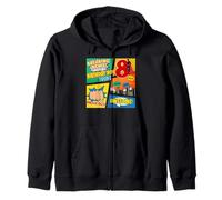 Superhero Birthday 8 Year Old Amazing Awesome Super 8th Zip Hoodie