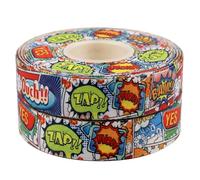 Superhero Comic Grosgrain Ribbon 22mm x 2m for Crafts & Partie