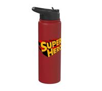Superhero Funny Super Hero Stainless Steel Insulated Water Bottle