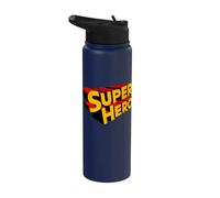 Superhero Funny Super Hero Stainless Steel Insulated Water Bottle