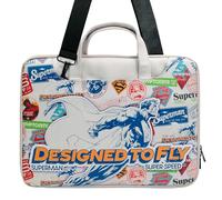 Superhero Laptop Bag with Detachable Shoulder Strap, Colorful Graffiti Super hero Computer Shoulder Bag 14.1 inch for College Office Clinical Gym Travel Business trip (Graffiti)