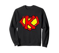 Superhero Letter on Chest K cute cartoon version Sweatshirt
